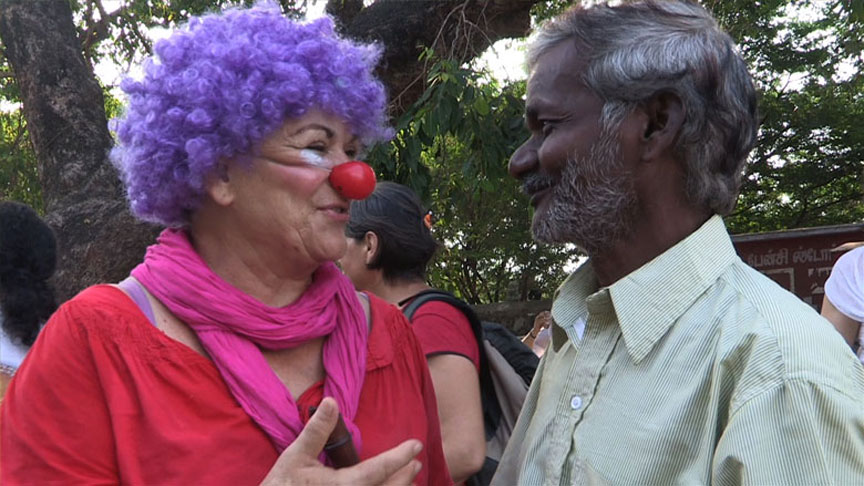 Anpou Paravai le clown et l'Indien